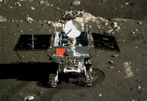 Chinese Rover on Moons Surface